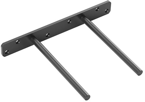 DEANKEJI Regalhalterung Unsichtbar, Tablarträger mit 6 Sätzen Dehnschrauben, Regalhalter ist für die Wandmontage in der Küche Oder im Wohnzimmer Geeignet