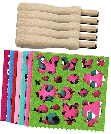 EXCEART Completo De Herramientas De Fieltro Agujas y Moldes Para Iniciarse El Fieltro