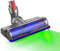 Nekuma Kopfturbinen-Bodenwerkzeug Staubsaugeraufsätze mit Stauberkennung für Dyson V7, V8, V10, V11, V15 Cyclone kabellose Staubsauger, Ersatz-Motorbürsten-Teile