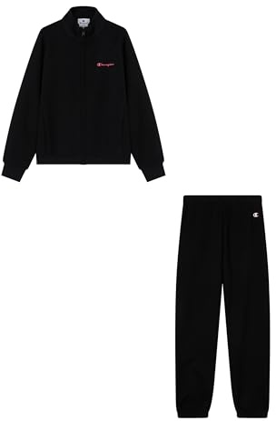 Champion Tuta Legacy Bambina, Nero, XL