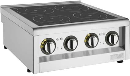 Buffalo 600 Series Induction Hob, 4 Zone