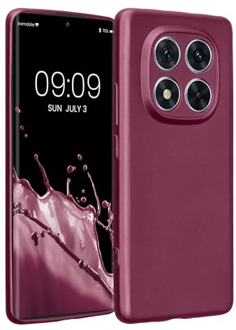 kwmobile Housse Compatible avec Xiaomi Redmi Note 14 Pro 5G / Poco X7 Coque - Housse de téléphone Protection Souple en TPU - Lavande métallique