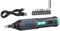 Amazon Basics by SKIL avvitatore elettrico da 3,6V (4V max), include set da 10 punte e cavo USB, nero (In precedenza marchio Denali)