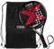 NOX Pala de Padel Set - Exclusive Series, Negro - Rojo, Estándar (Pala Set 22 Exclusiva Amazon)