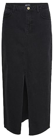 PIECES dam Pcjessie Hw Ankle Denim Skirt Noos Exp Kjol
