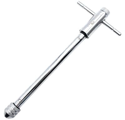 Uotyle Schneideisenhalter | Windeisen | Langer Werkzeughalter mit Schiebegriff für Gewindebohrer | M3-M8 | Rechts + Links umschaltbar