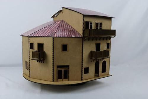 220129 Slotcar Targa Florio Bâtiment en bois