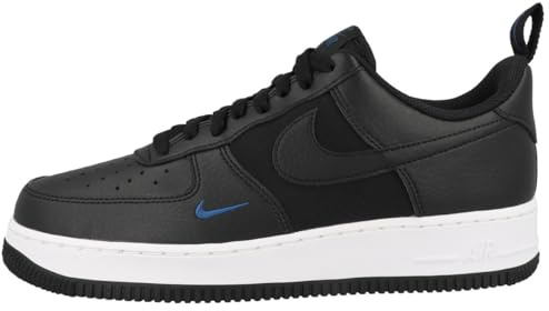 Nike FZ4625-001 Nike Air Force 1 '07 Homme Black/Black-Court Blue-White EU 40.5