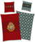Harry Potter Kinder-Bettwäsche Set - Zauberschule Rot - 135 x 200 cm + 80 x 80 cm - 100% Baumwolle Renforcé Linon-Qualität Wendebettwäsche Bettzeug Bettbezug YKK Reißverschluss Deutsche Größe