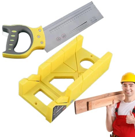 Sierra de inglete manual, Sierra de caja de inglete - Sierra de madera portátil para cortar madera,Sierra angular multiusos para corte de madera, para artesanía en madera