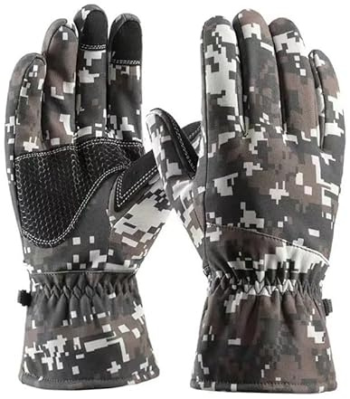 ESMENATZLS Guantes estratégicos de invierno para hombre, para caza, esquí, bicicleta, caza, equitación, escalada (ACU, XL)