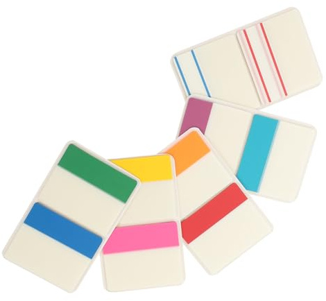 Selbstklebende Registerreiter Farbige Beschreibbare Lesezeichen Klebereiter F r Ordner B cher Und Dokumente Wiederverwendbare Anmerkungsreiter F r B ro Schule Und Studium Bunt