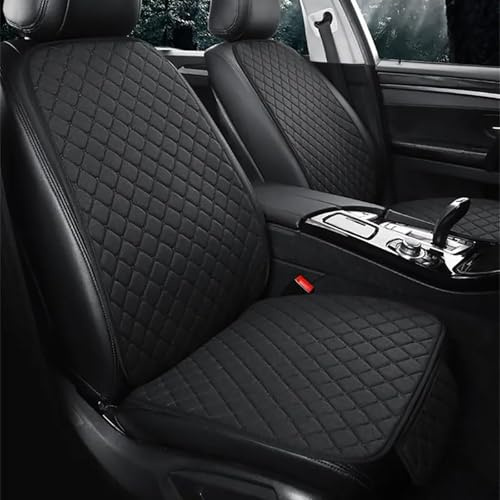 SGLEULRC Linen Car Seat Covers for Renault Megane 2000-2024, Full Set Four Seasons Anti-Slip Seat Breathable Soft Seat Covers with Backrest Protector Seat Cushion Accessories,Black