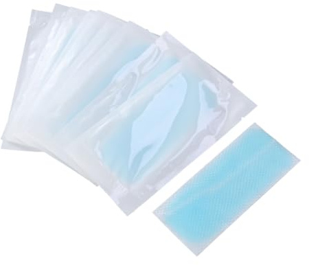 FOMIYES 20pcs Summer Cooling Sticker Patch Instant Cold Pack Gel for Fever Pain Relief