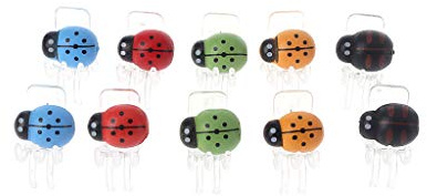 Gissroys Pack of 10 Cute Orchid Clips Garden Flower Cymbidium Plastic Clip Stem Fertiliser Baskets Fertiliser Pot Orchids Jobes Spikes Hanging Support for Sticks Tomato Plants Pegs Climbing