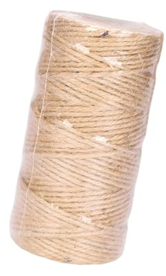 omiinitio Corda multiuso robusta in fibra naturale per giardinaggio, tessitura, fai da te, organizzazione domestica e avvolgimento di spago fai da te