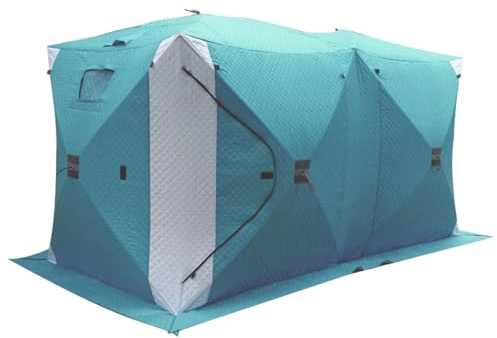 RRYPBOVG fisketält utomhus camping isolerat isfisketält (ljusblå)