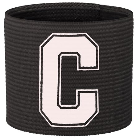 55 Sport Football Adult & Junior Captain's Armband - Adult - Black