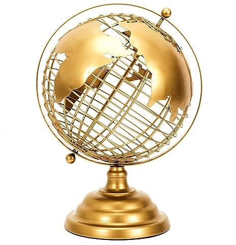 marque The Home Deco Factory Globe terrestre métal doré