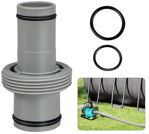 Pool Schlauchverbinder Ø32mm auf Ø38mm, 2 Wege Poolschlauch Verbinder, Schlauch Schlauchverbinder Adapter, Pool Schlauchverbinder Verlängerung
