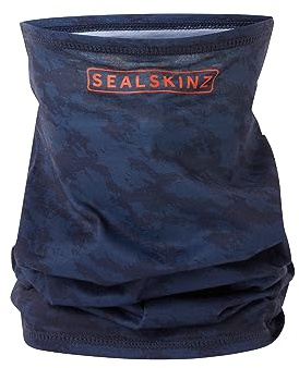SEALSKINZ | Harpley | Water Repellent Neck Snood | Neck Gaiter | Lightweight | Outdoor Activities Navy