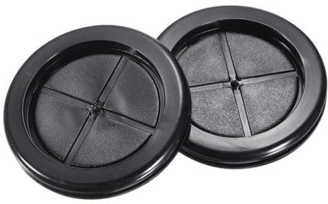 QUARKZMAN Guarnizione in Gomma a Doppia Faccia Rotondo Diametro Installazione 50mm ID 42mm per Protezione Cavi 4 Pezzi