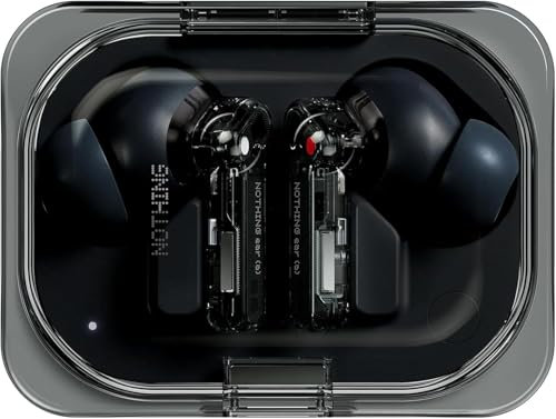 Nothing Ear (a) 2024 Bluetooth Compatible Android/iOS Earbuds With ChatGPT Integration, 45dB Hybrid Noise Cancelling, Equaliser, Dual Connect, 42.5H Battery, IP54 Water & Dust Resistance (Black)