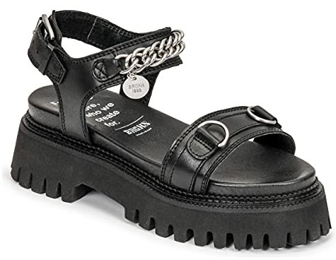 Bronx Groovy Sandal Sandalen Damen Schwarz Sandalen Shoes, sc schwarz, 41 EU