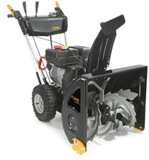 Spazzaneve a scoppio Alpina AS 62 P, 212 cc, 62 cm di ampiezza di lavoro, a due stadi, 5 velocità + retromarcia, ruote da 14, luci a LED, getto di espulsione della neve fino a 10 m