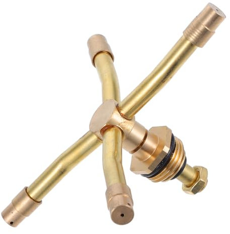 ANDRESLAD Pulvérisateur en Laiton À Portée De Pulvérisation Réglable pour Arroseur Deau De Jardin Et De Pelouse Arroseurs À Bras Oscillant Rotatif