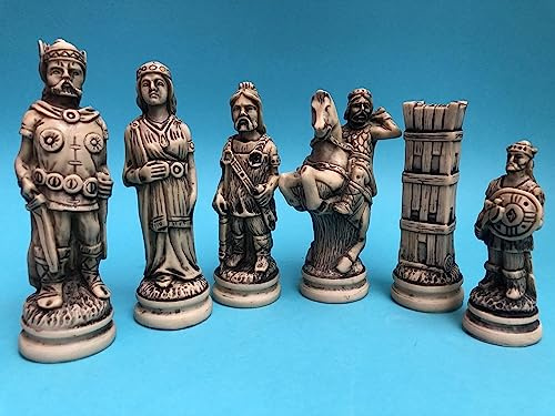 LATEX RUBBER MOULDS * VIKING CHESS MOULDS TO MAKE YOUR OWN CHESS SET