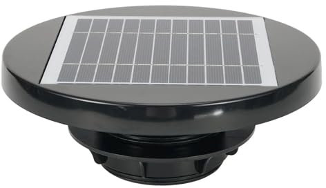 Aspiratore, Ventilatore da tetto alimentato ad energia solare, for soffitta, for barche, camper, serre, capannoni, roulotte, campeggio, serra, tetto for camper, ventilatore ad energia solare per bagno
