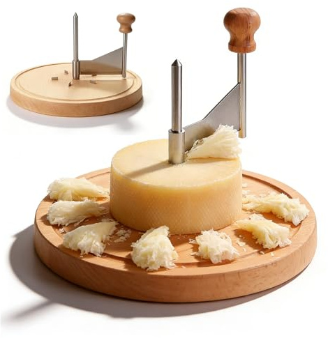 Affettatrice per formaggio rotondo, ø 22,2 cm x 14,3 cm, rotante, per formaggio, formaggio, formaggio, formaggio, formaggio, formaggio, formaggio, formaggio, formaggio, formaggio, bigodini per