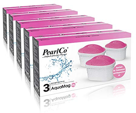 PearlCo - Magnesium unimax Pack 15 Filterkatuschen - passt zu Brita Maxtra