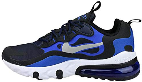 Nike Sneaker Air Max 270 React (GS) Navy Blau Silber (38.5)