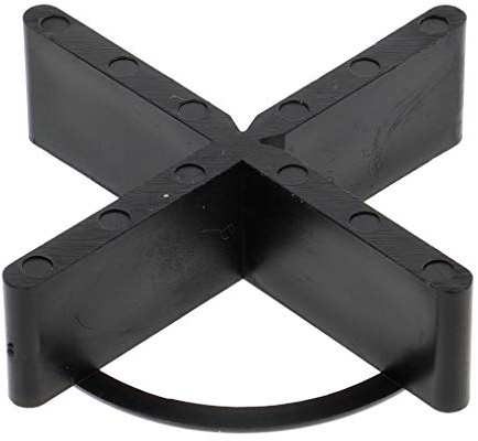 PRODIAMANT Fugenkreuze mit Steg für Terrassen Platten Breite 4mm Hoehe 15mm 100 Stück zum verlegen im Außenbereich