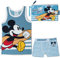 Schlafanzug Jungen und Kulturbeutel Kinder Mickey Mouse - Kinderkleidung Junge für den Sommer | Schlafanzug Jungen Kurz und Kulturtasche für Badzubehör & Reisen | Schlafanzug Kinder & Mäppchen
