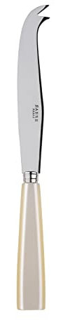 Sabre Paris | Couteau à fromage 24 cm Icône couleur Nacre. Couvert en Acier Inoxydable. Efficace et élégant pour découper une large variété de fromages.