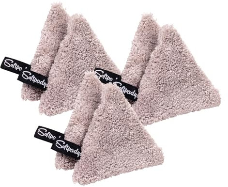 Softpadys 6 er Pack Abschmink- & Reinigungspads wiederverwendbar, nachhaltig, Reinigung nur mit Wasser, hautfreundlich, weich