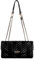 GUESS Damen Anning Convertible Crossbody Flap Umhängetasche, Schwarz