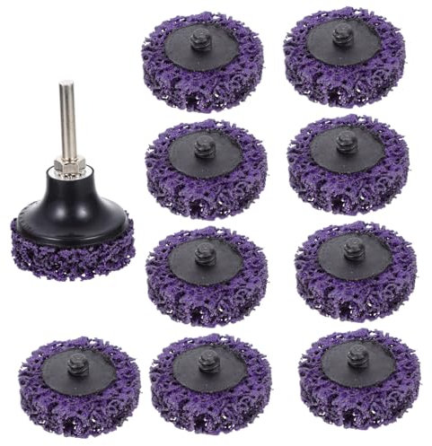 iplusmile 11pcs Sanding and Polishing Discs Easy Swap Discs Sanding for Surface Conditioning in Workshop