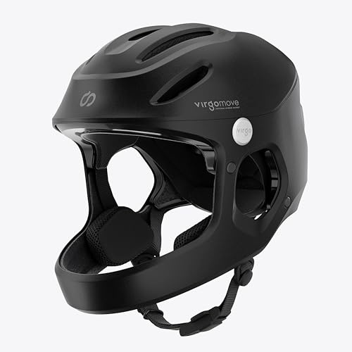 VIRGOMOVE Casque Vélo Urbain Modèle Virgo Access | pour Vélo Électrique, Speedbike & Trottinette | Casque Adulte Homme & Femme Certifié NTA-8776 | Taille S, Noir