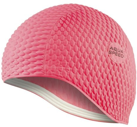 Aqua Speed - Kids Swimming Cap for Long Hair | Soft Strechy Durable Thick Latex Swim Cap for Girls