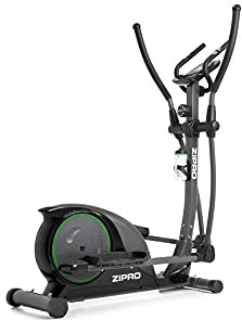 Zipro Erwachsene Magnetischer Crosstrainer Hulk bis 150kg, Schwarz, One Size, einheitsgröße