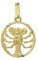 NKlaus Krebs Sternzeichen 333 8 Karat Gelbgold 15mm Kettenanhänger Horoskop Zodiak 9152