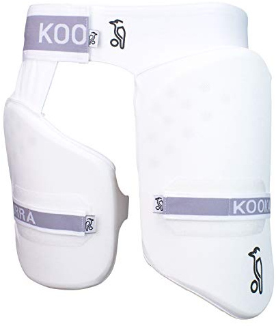 Kookaburra Unisex-Youth Pro Guard 250 lårskydd, vit, höger hand