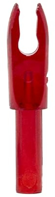 Bohning F Nock - .166 Shafts (4mm, VAP, Nano, Micro), 12 Pack, Ruby