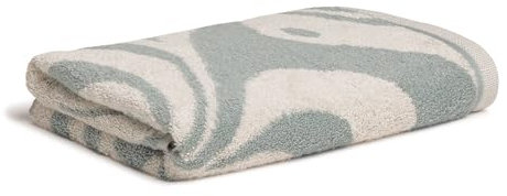 Möve Bohemian Dreams Marble Handtuch 50 x 100 cm aus 100% Baumwolle, Nature/Tea