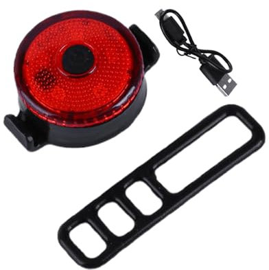 Luz De Seguridad Para Bicicleta - Luz Trasera De Liberación Rápida Para Bicicleta Recargable Por USB | Luz Resistente Al Agua Con 3 Modos De Iluminación, Lámpara Trasera Para Patinete, Accesorios Para