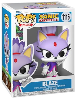 Funko Pop! Games: Sonic - Blaze the Cat - Sonic the Hedgehog - Collectable Vinyl Figure - Gift Idea - Official Merchandise - Toys for Kids & Adults - Video Games Fans - Model Figure for Collectors